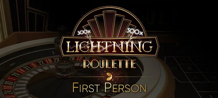 First Person Lightning Roulette game by Evolution – logo hosted on Powbet