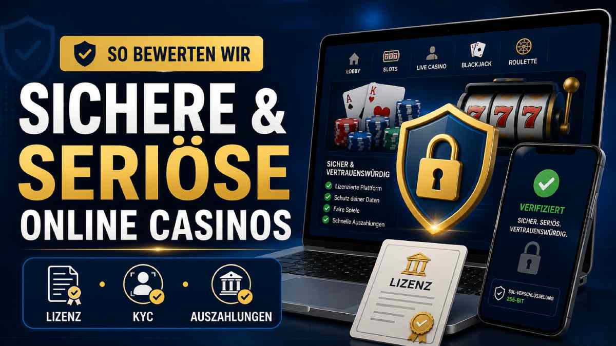 So bewerten wir sichere und seriöse Online Casinos